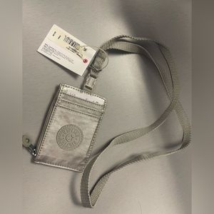 Kipling ID holder with lanyard
